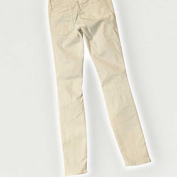 Frame Denim Distressed Le Skinny De Jeanne Skinny Jeans in “Blanc” White Size 26 - Picture 15 of 16